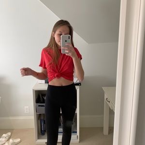 re/done red t-shirt